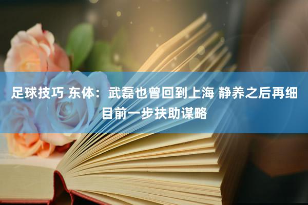 足球技巧 东体：武磊也曾回到上海 静养之后再细目前一步扶助谋略