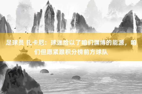 足球员 扎卡尼：球迷给以了咱们渊博的能源，咱们但愿紧跟积分榜前方球队